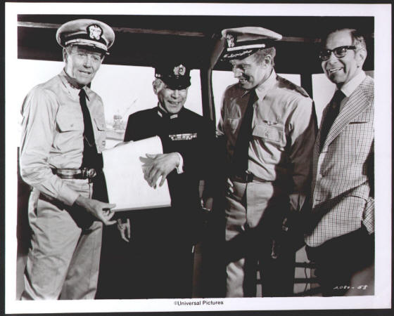 Midway Press Kit Fonda Mifune Heston Mirisch Still