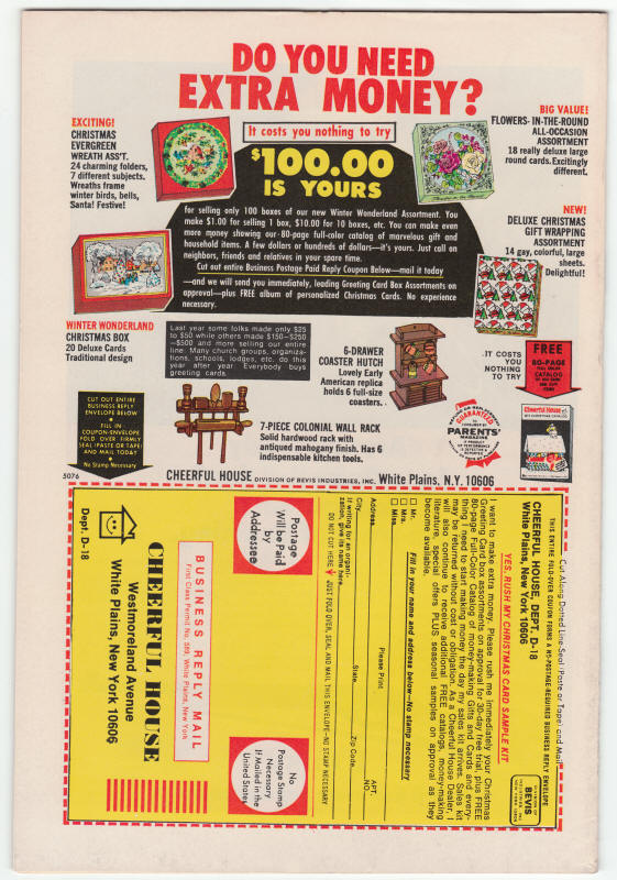 Mister Miracle #15 back cover