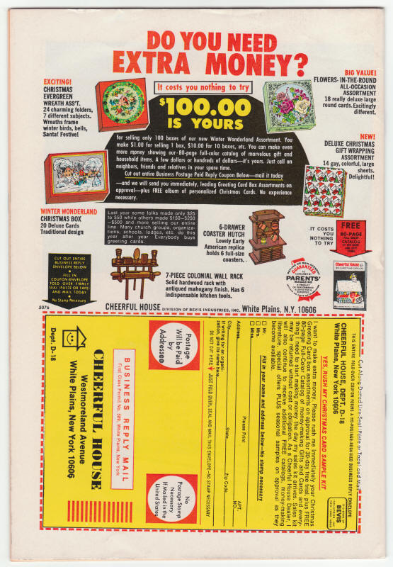 Mister Miracle #15 back cover