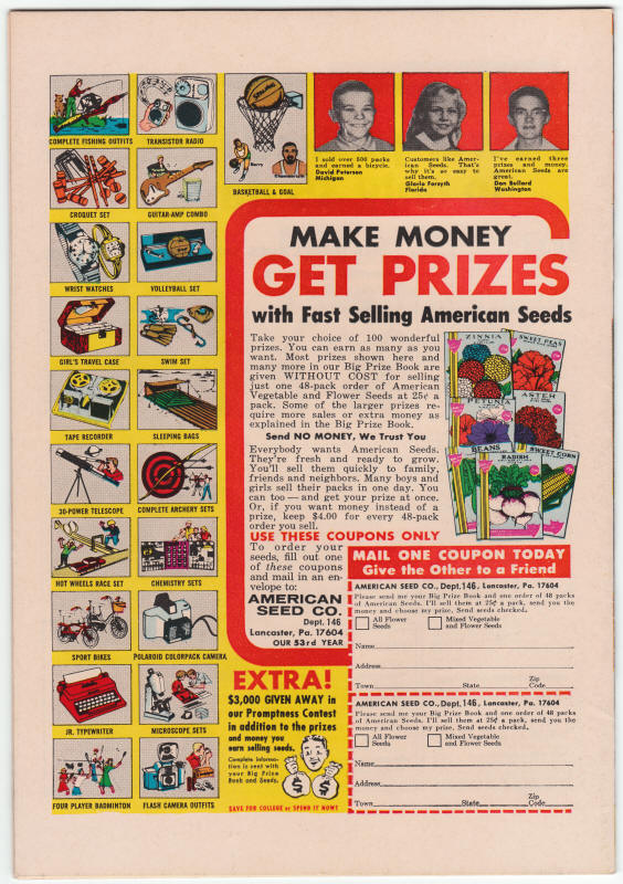 Monsters On The Prowl #11 back cover