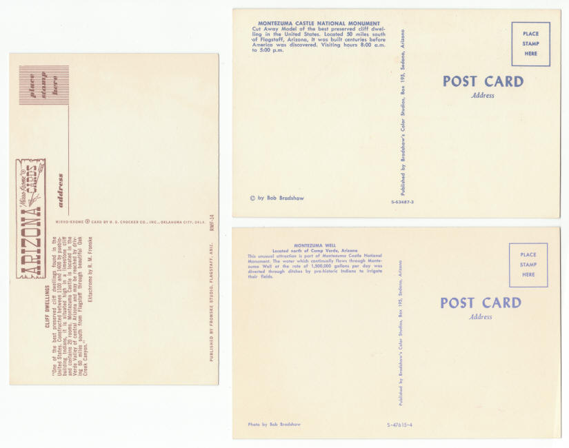 Montezuma Castle Well National Monument Post Cards