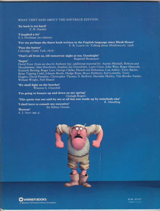 Monty Pythons Big Red Book back cover