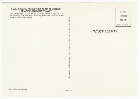 Monument Valley Arizona Post Card