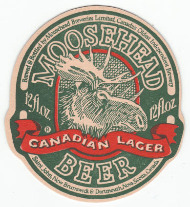 Moosehead Beer Coaster
