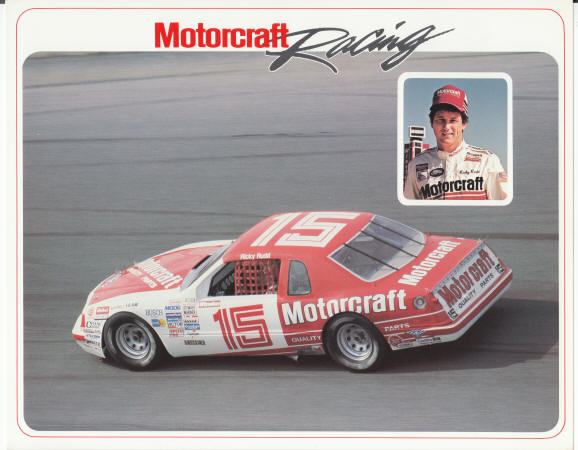Ricky Rudd Winston Cup Series Ford Thunderbird
