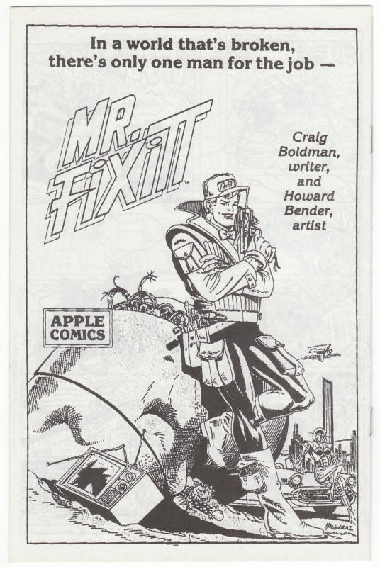 Mr Fixitt 1 Ashcan Edition back cover