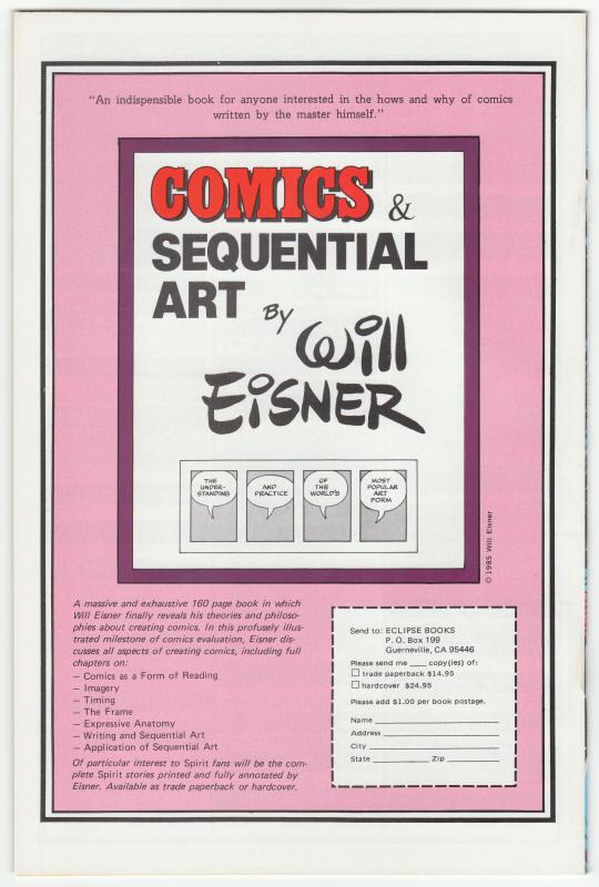 Mr Monster #3 back cover