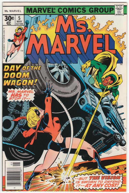 Ms Marvel #5 front cover