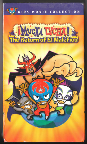 Mucha Lucha The Return of El Malefico VHS Tape