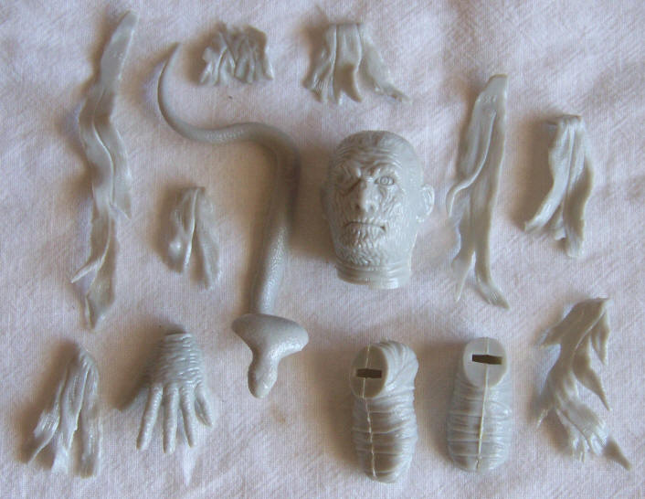 Aurora Mummy Model Kit Spare Parts