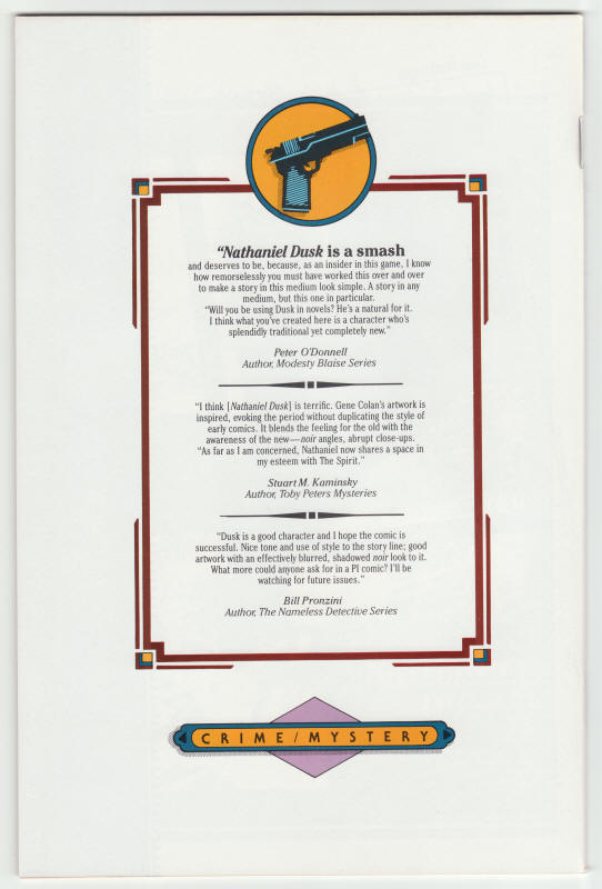 Nathaniel Dusk II #1