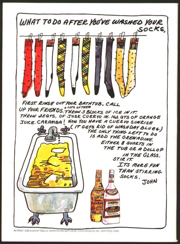 National Lampoon #53 back cover