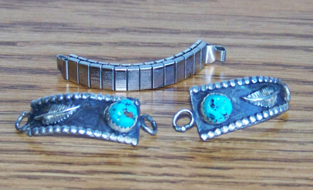 Navajo Watch Band Tips front