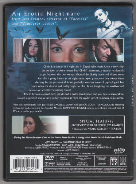 Nightmares Come At Night DVD
