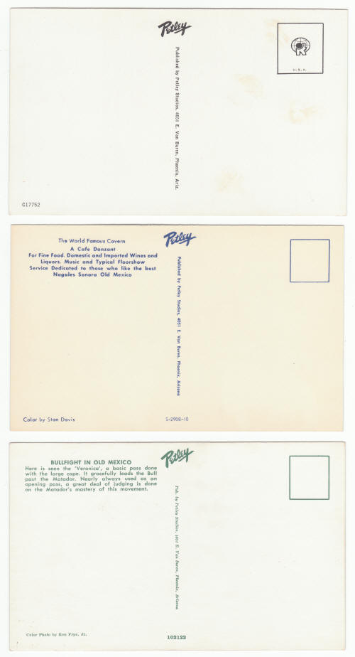 1960s Nogales Mexico Post Cards