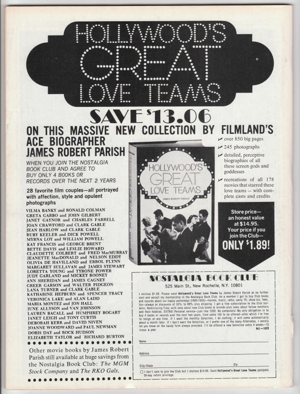 Nostalgia Illustrated #4 back cover