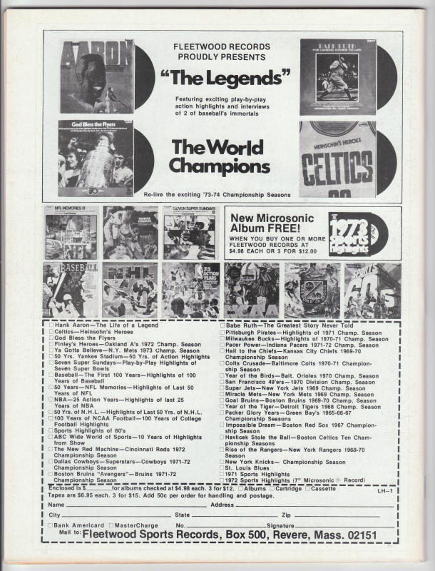 Nostalgia Illustrated #5 back cover