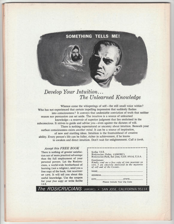 Official UFO #4 Magazine back cover