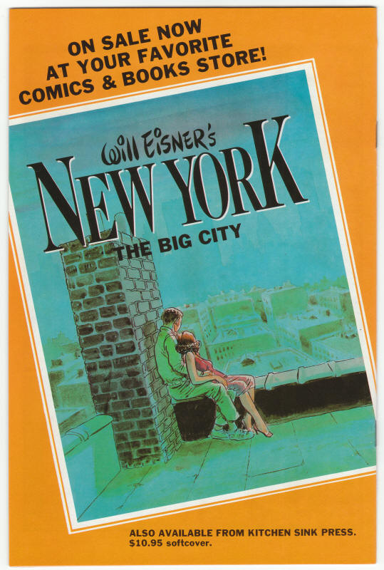 Omaha The Cat Dancer #1 back cover