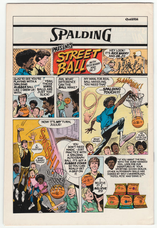 Omega The Unknown #9 back cover