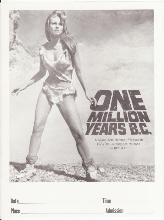 One Million Years BC Handbill
