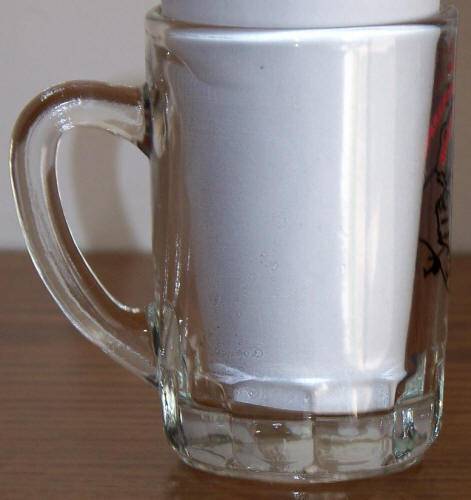 Operation Iraqi Freedom Shot Glass (side view)