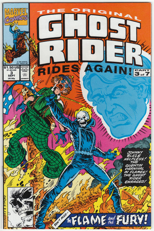 Original Ghost Rider Rides Again #3 front cover