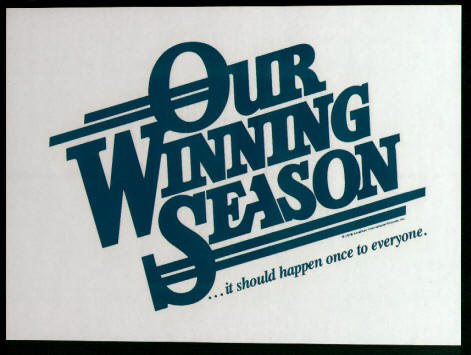 Our Winning Season Iron on Promo