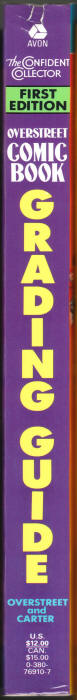 Overstreet Comic Book Grading Guide spine