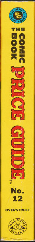 Overstreet Comic Book Price Guide #12 spine