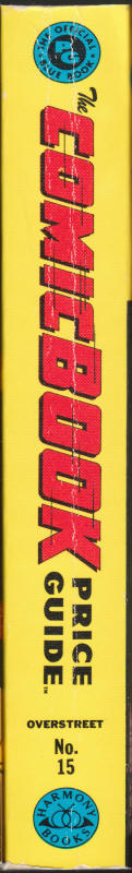 Overstreet Comic Book Price Guide #15 spine