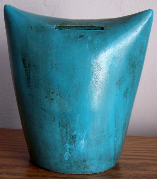 1969 1971 Fitz and Floyd Japan Owl Bank back