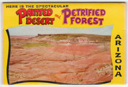 Painted Desert and Petrified Forest Souvenir Folder
