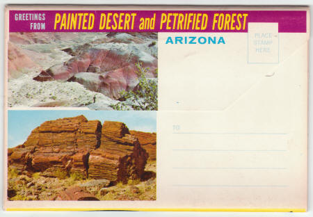 Painted Desert and Petrified Forest Souvenir Folder
