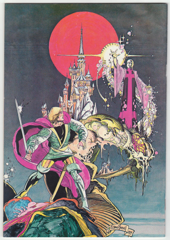 Parsifal #1 back cover P Craig Russell Artwork