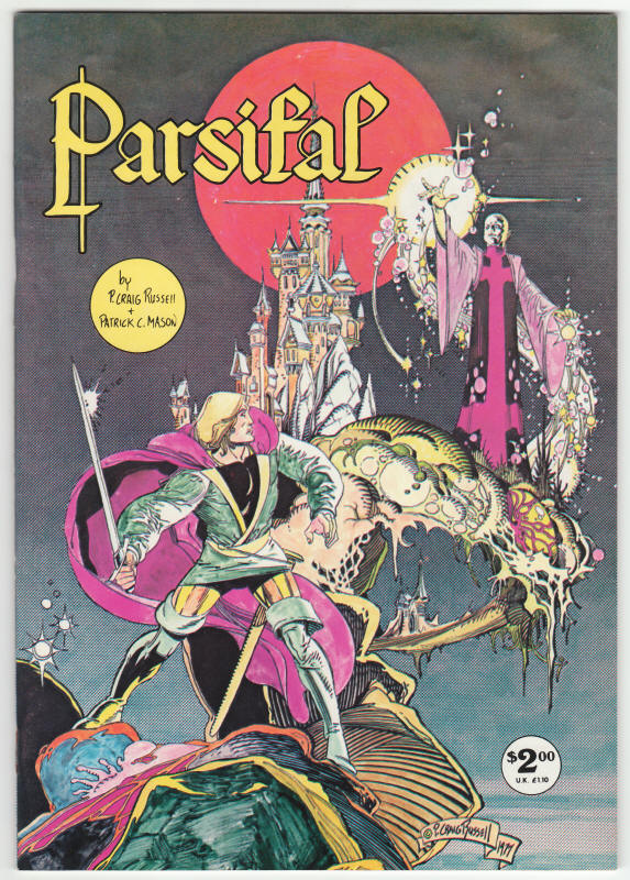 Parsifal #1 front cover P Craig Russell Artwork
