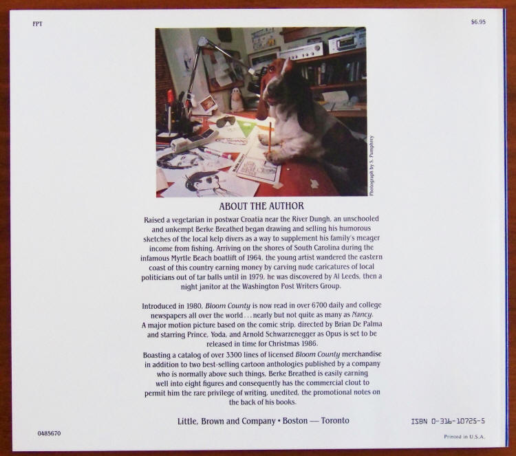 Bloom County Penguin Dreams And Stranger Things back cover