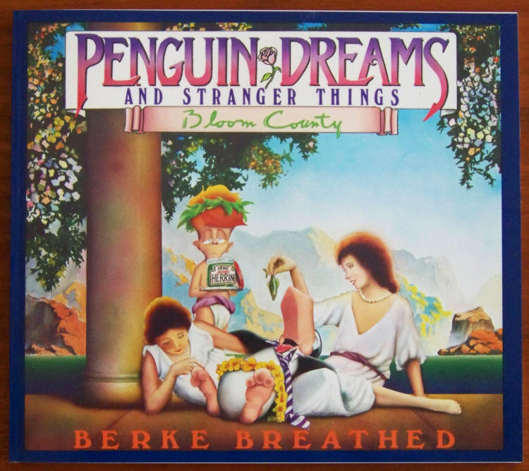 Bloom County Penguin Dreams And Stranger Things front cover