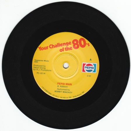 Pepsi Cola Your Challenge Of The 80s Record