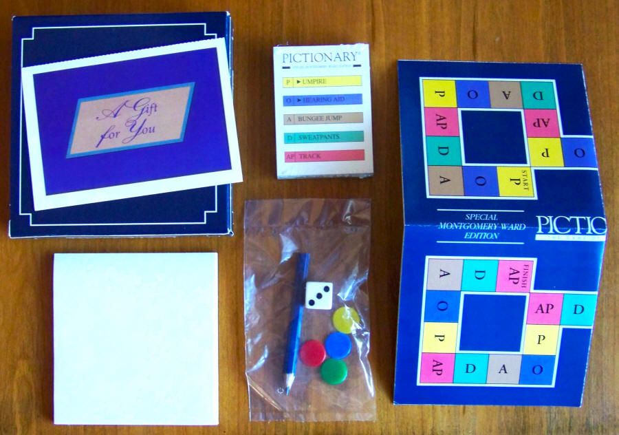 Pictionary Montgomery Ward Edition Game