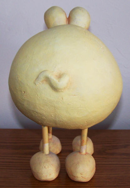 Pig Garden Figure back