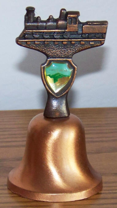 Pikes Peak Souvenir Copper Bell front