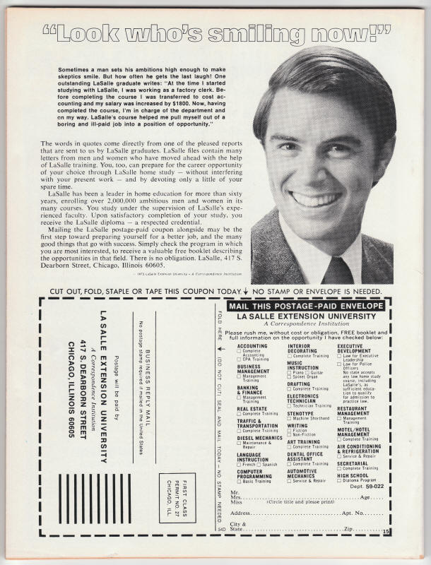 Planet Of The Apes 3 back cover