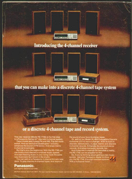 Playboy April 1973 back cover