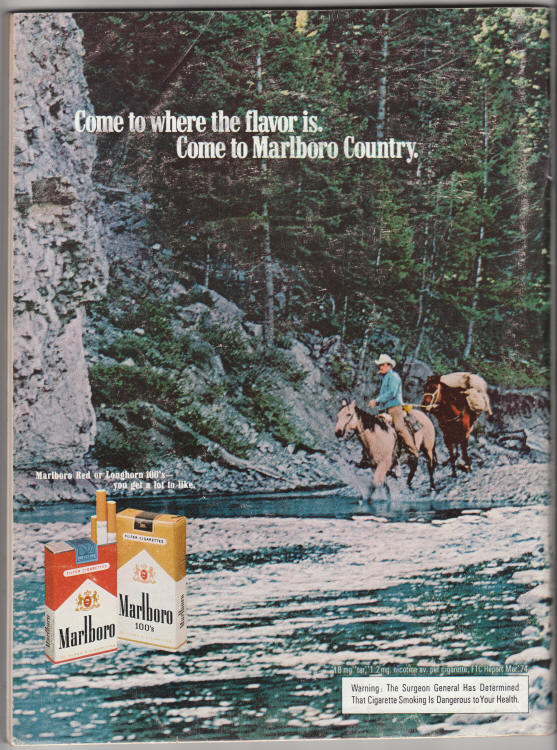 Playboy September 1974 back cover