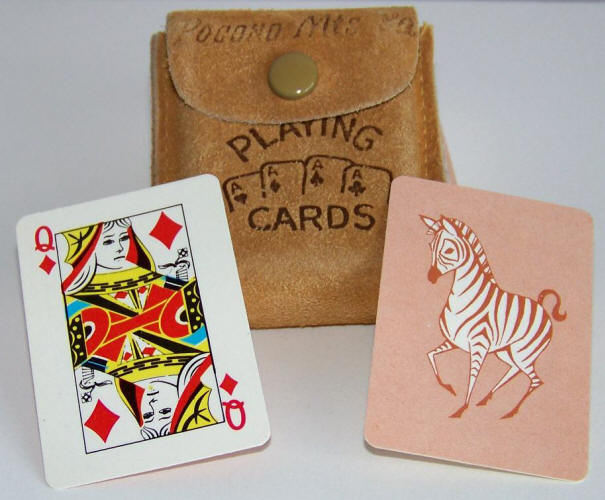 1960s Pocono Mountains Souvenir Miniature Playing Cards