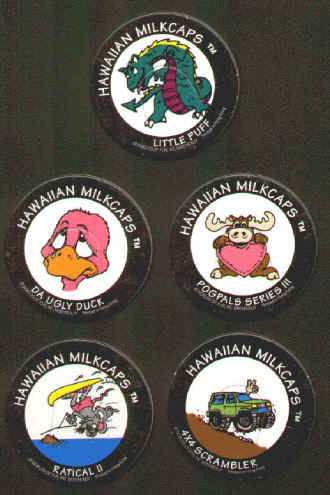 Hawaiian Milkcaps Lot of 5