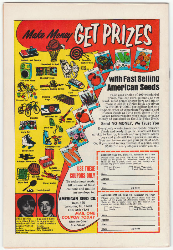 Luke Cage Power Man #19 back cover