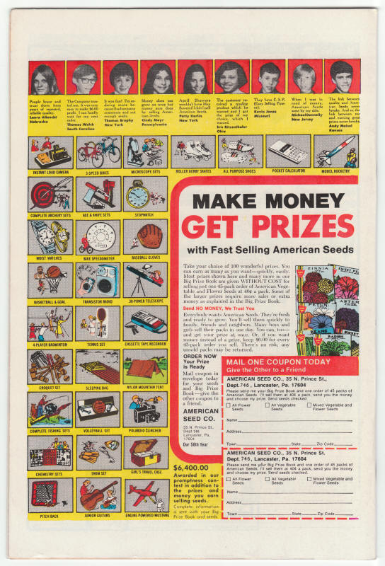 Luke Cage Power Man #41 back cover