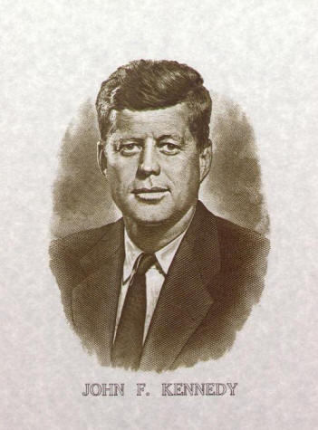 John F Kennedy Plate